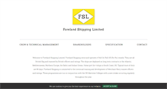Desktop Screenshot of foreland-shipping.co.uk